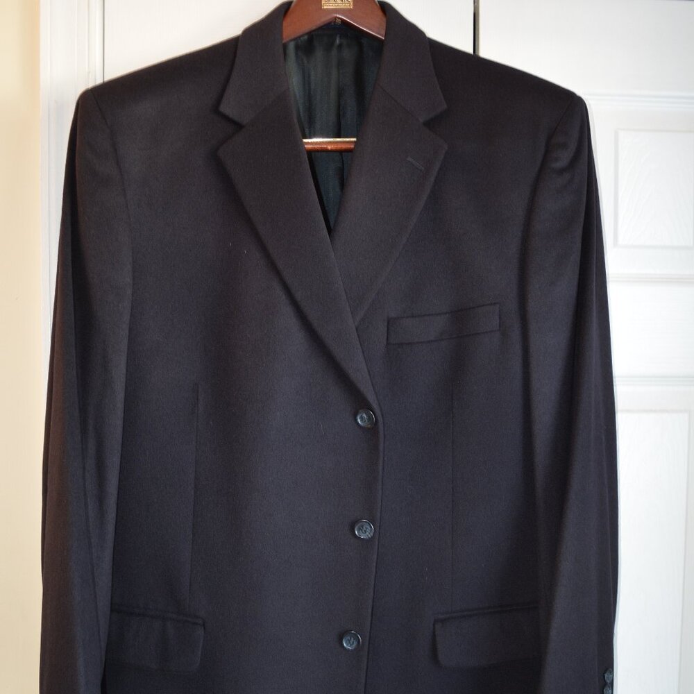 Navy Cashmere Blazer 48L